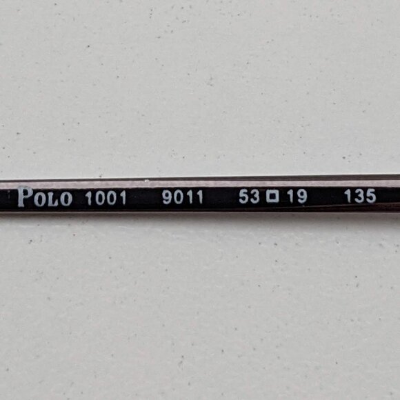 🕶️Ralph Lauren Polo 1001 9011 Eyeglasses 53/19 135 /KAG843🕶️​ - Picture 3 of 6